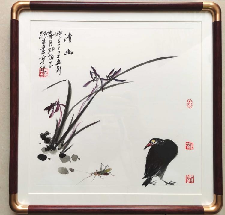 花卉小品 尺寸：40厘米*40厘米