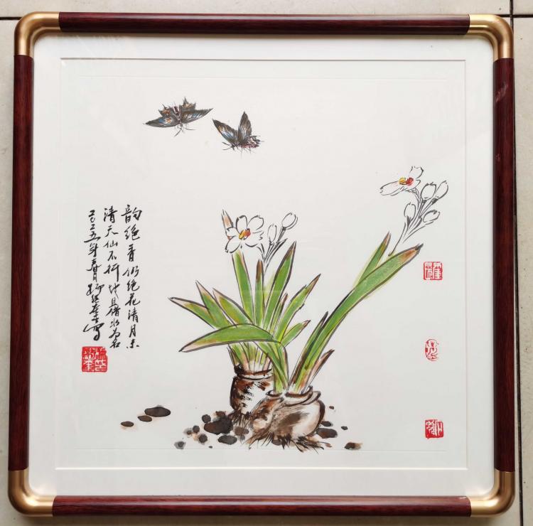花卉小品 尺寸：40厘米*40厘米